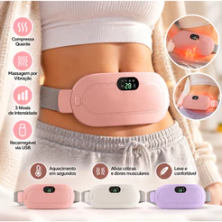 Massageador Elétrico Para Cólica Aquecimento Com Temperatura