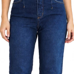 Calça Jeans Feminina Reta Loopper Original Cintura Alta