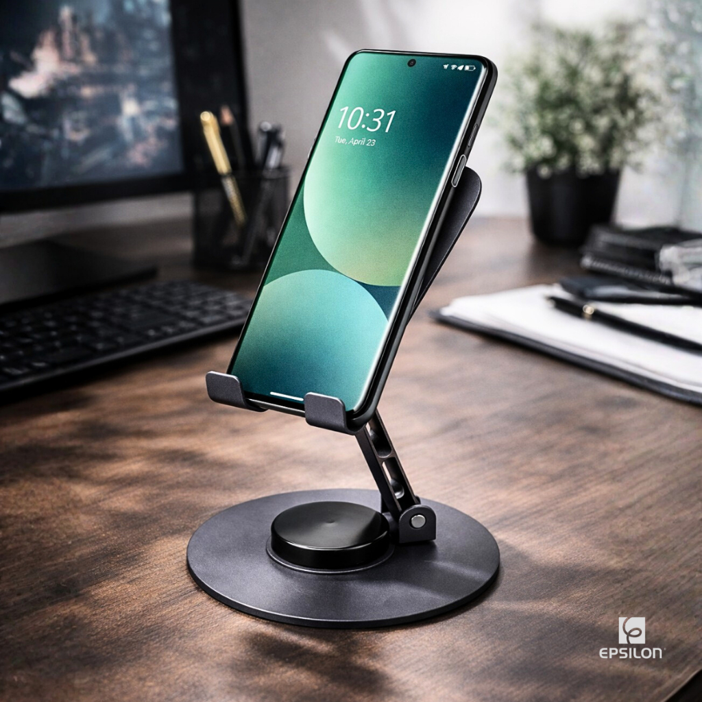 Suporte Celular Metálico Premium resistente com Base Giratória 360º para Smartphones e Tablets Universal em Oferta na Shopee