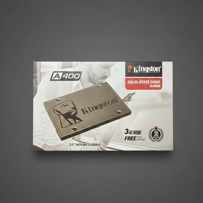 Ssd A400 240gb Disco Sólido Interno Kingston Suv400s37/240g Cor Preto