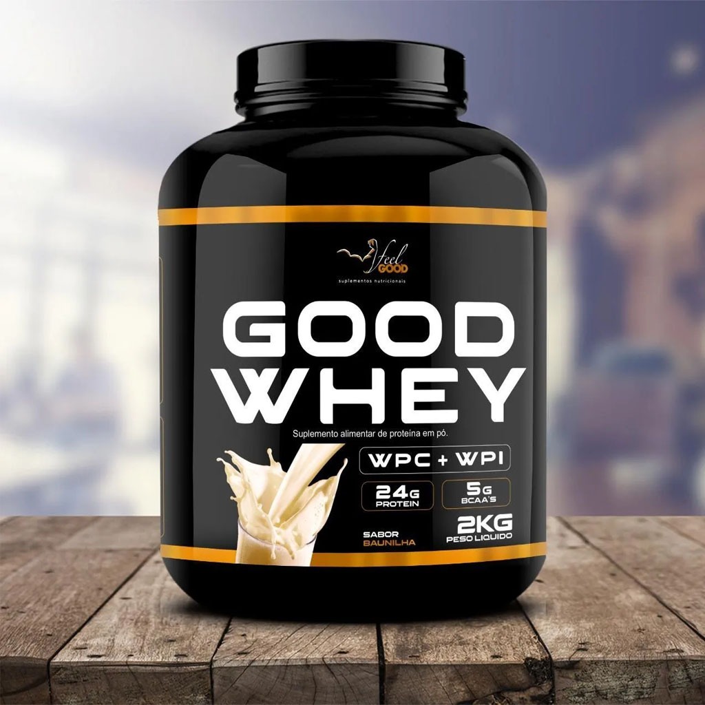 Good Whey feelgood 2kg - Baunilha - Chocolate e Morango