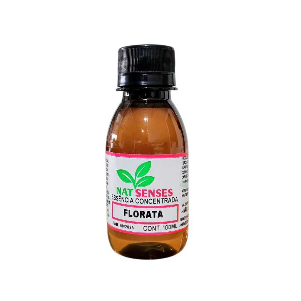Essência concentrada Floratas 100ml - Nat senses - óleo essencial