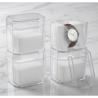 Kit 20 Caixa Caixinha Estojo Acrílico Transparente Almofada Para Relógio Brinde Lembrancinha Atacado em Oferta na Shopee