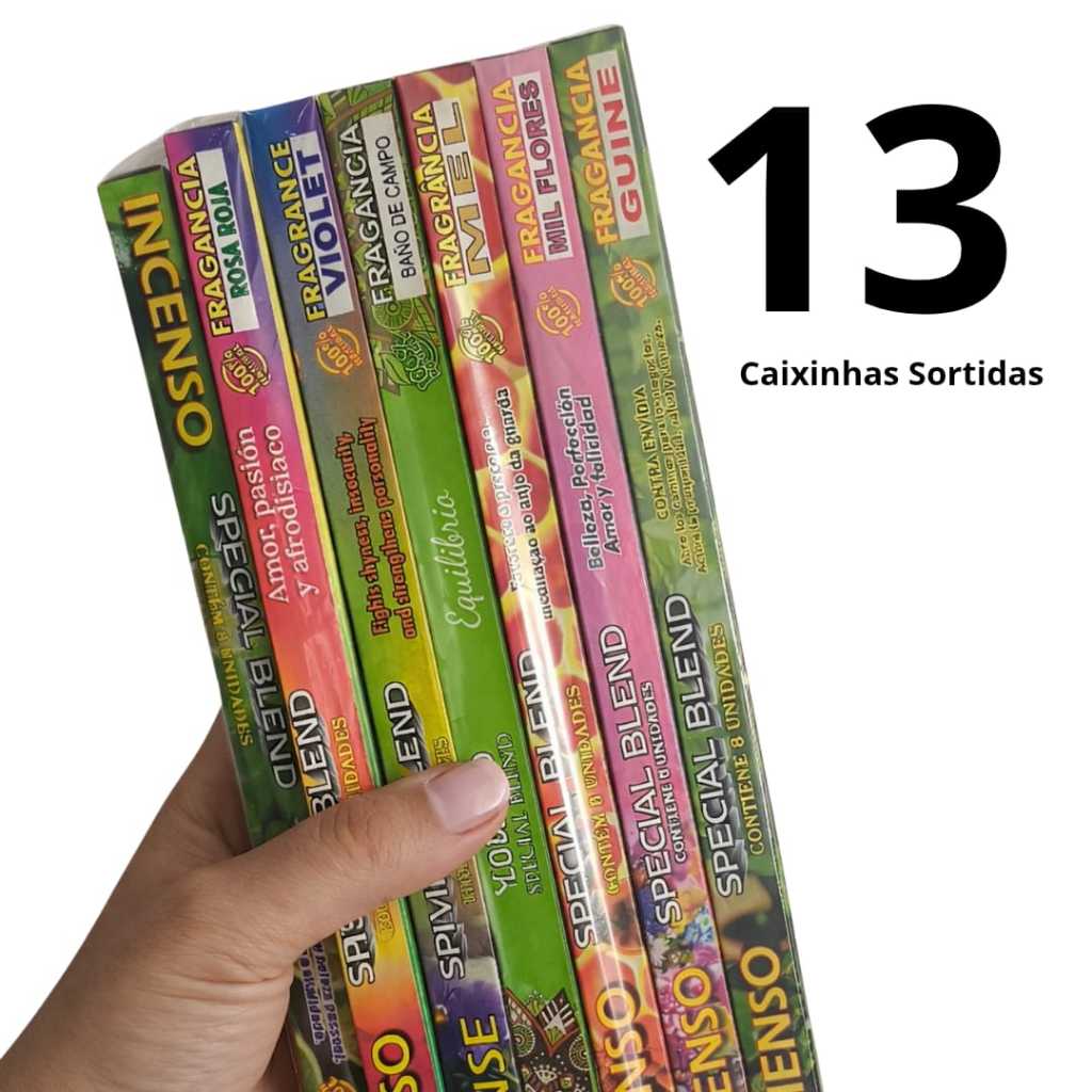 Imagem Incensos Special Blend - 13 Caixinhas Sortidas