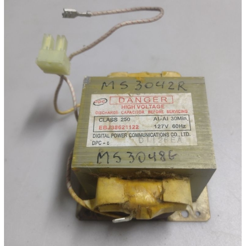 transformador de alta microondas LG ms3042r ebj38621122