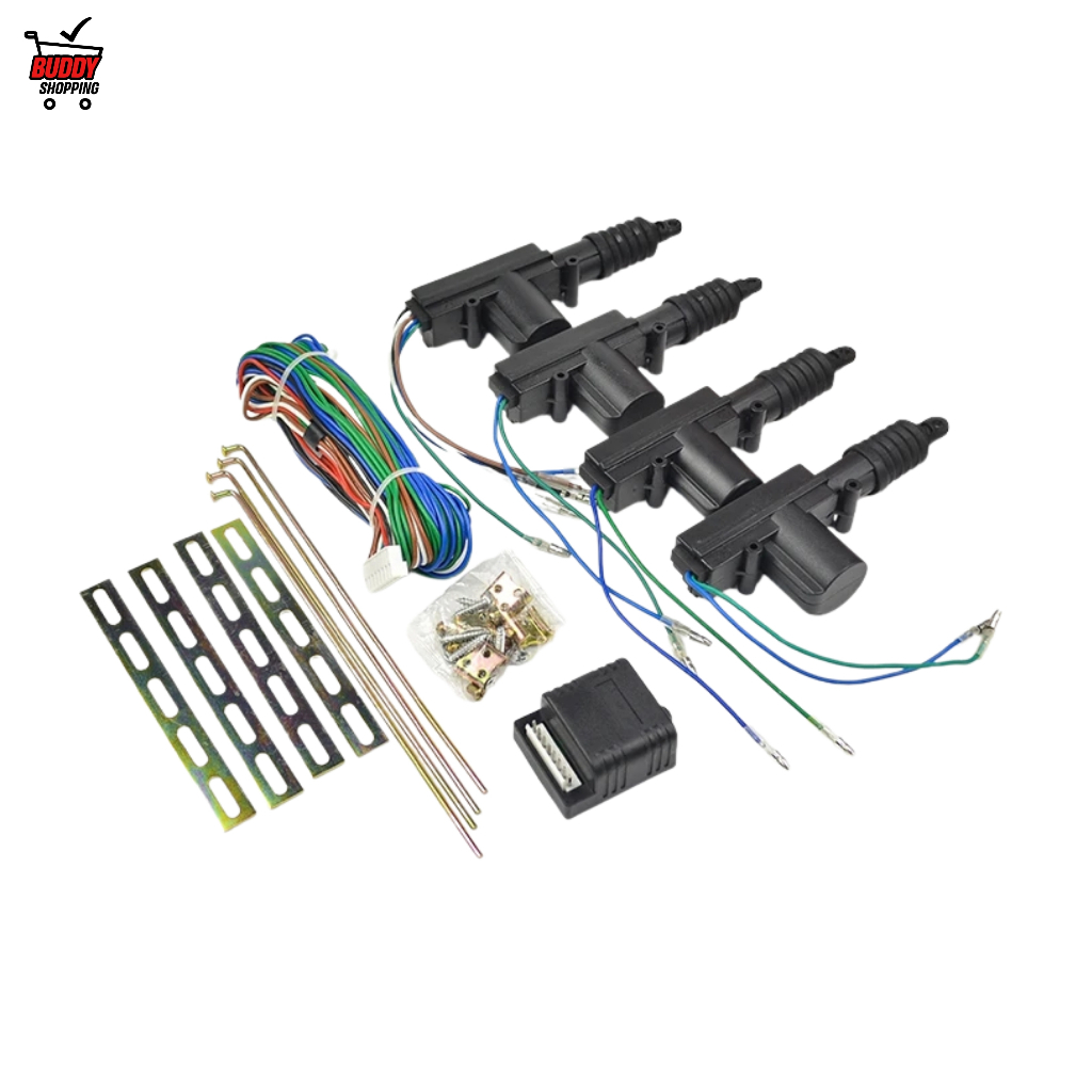 Kit Trava Elétrica Automotiva Universal 4 Portas ATC-2225 12V Vida Útil 100.000 Operações Novo em Oferta na Shopee