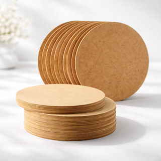Kit Cake board 20cm 2,5mm MDF Cru 10/20/30 e 40  Tabuleiro Base Bolo Confeitaria em Oferta na Shopee