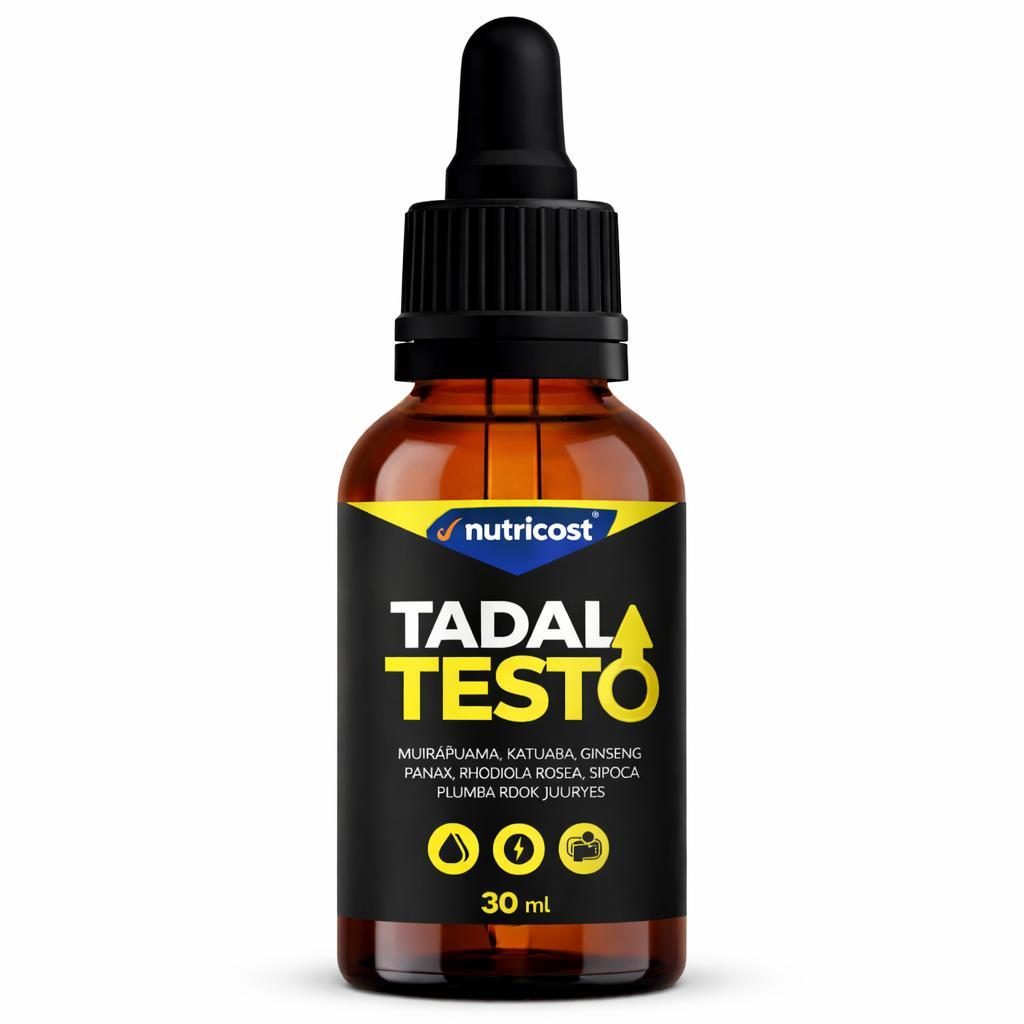 Suplemento Gotas T-a-d-a-l T-e-s-t-o Natural - Resistência Física E Energia