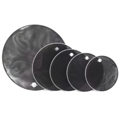 Kit Pele Muda Luen Silent Dudu Portes 14" 12" 13" 16" 22" Polegadas Kit Completo para Bateria Profissional