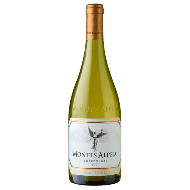 Vinho Montes Alpha Chardonnay Chileno Branco 750ml em Oferta na Shopee