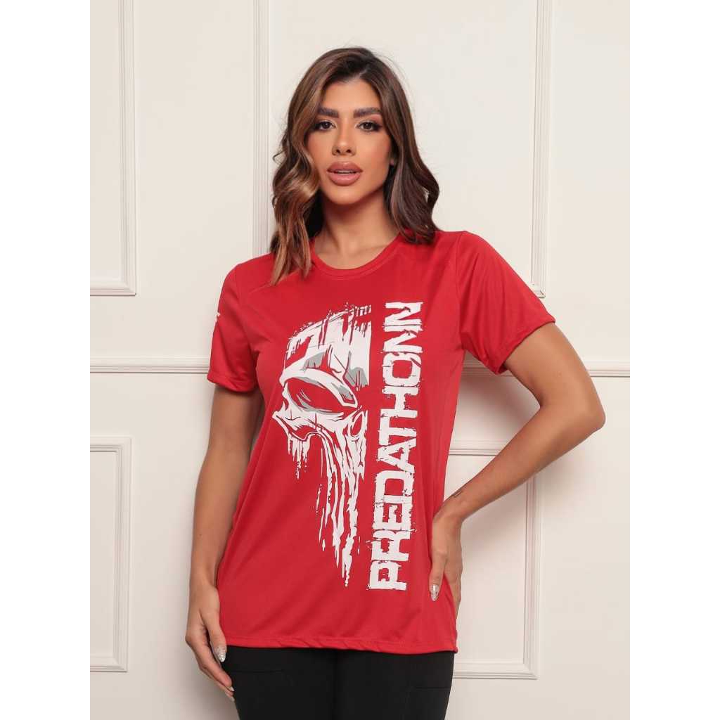 Blusa Dry Fit Feminina Academia Camiseta Feminino Tecido Leve Treino Fitness Caminhada Esportiva em Oferta na Shopee