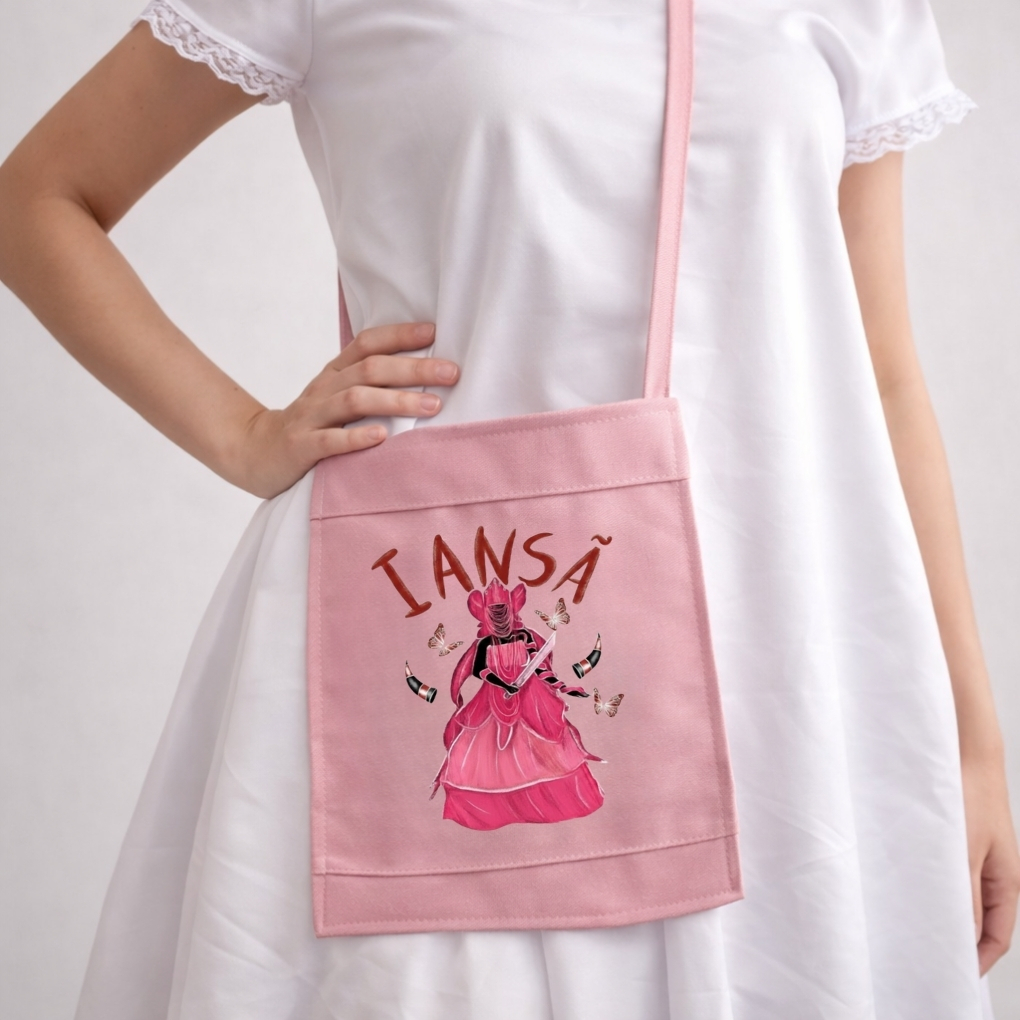 Bolsas Ecobag Estampada Bolsa Cambone Umbanda Candomblé - Entrega Ultra Rápida Luxo Premium