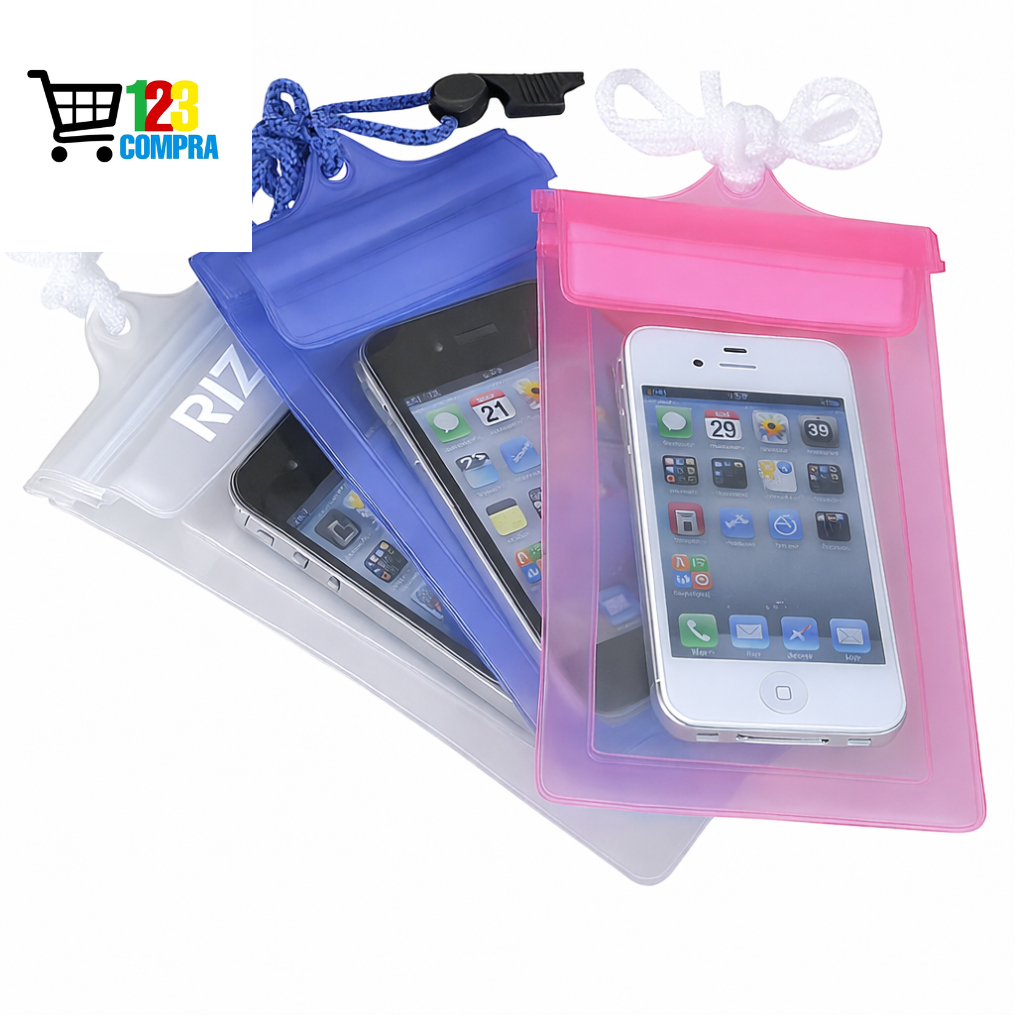 Capinha Mergulho Celular Aprova D'agua Impermeável Universal