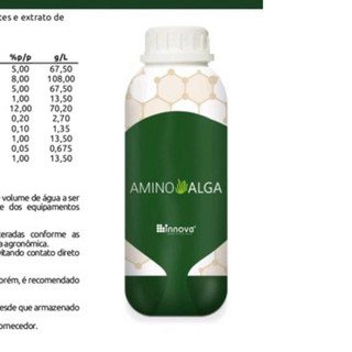 Fertilizante foliar aminoácido + extrato de algas + nutrientes essenciais