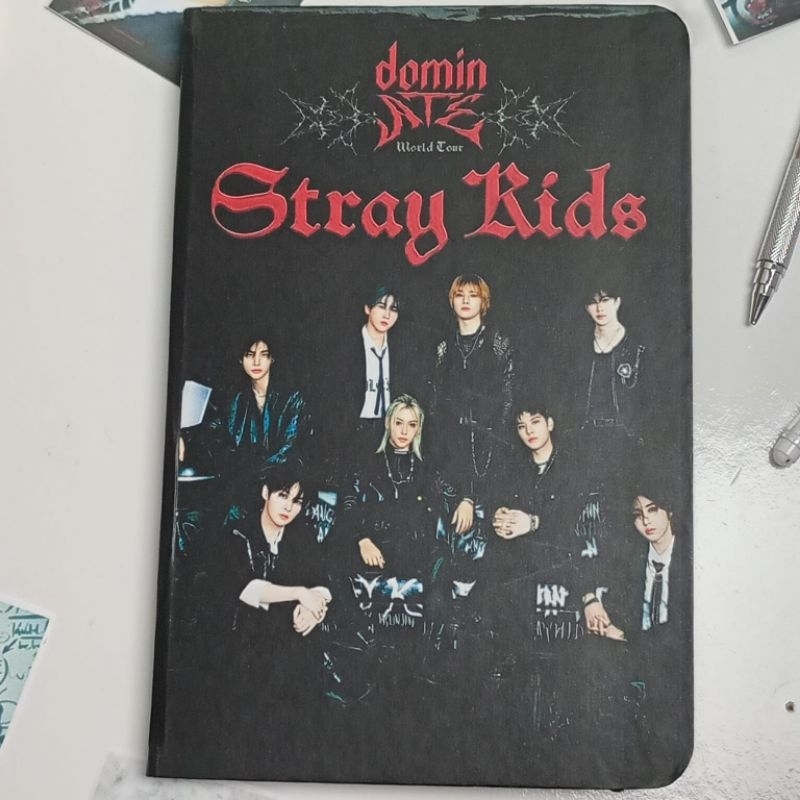 Caderneta Moleskine Sketchbook - STRAY KIDS- CAPA DURA-STAY DOMINATE- Envio imediato