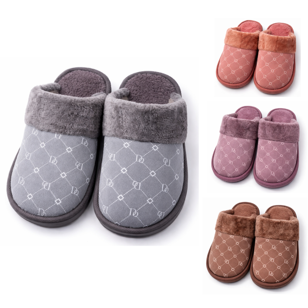 Pantufa Forrada De Lã Elegance Home Confortável Peluciada de Inverno em Oferta na Shopee