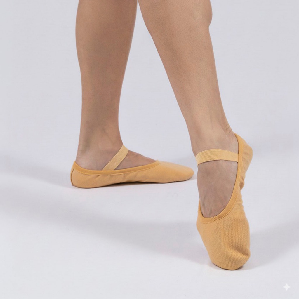 Sapatilha Meia Ponta Bailarina em Tecido - Alleza Ballet