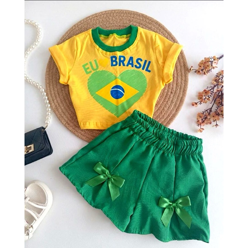 Conjunto Infantil Copa do Mundo Seleção Brasileira!