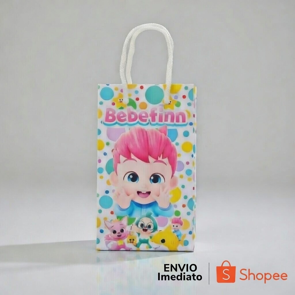 Sacolinha Surpresa BebeFinn - Lembrancinha Festa Infantil Aniversário Pronta Entrega (ENVIO RÁPIDO)