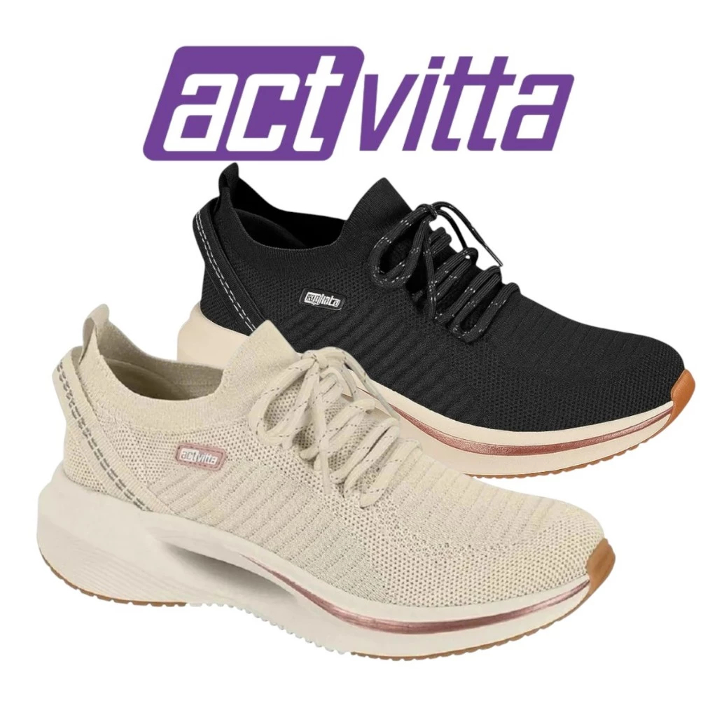 Tenis Actvitta Esportivo Original Feminino Conforto Caminhada Lançamento 4839.205
