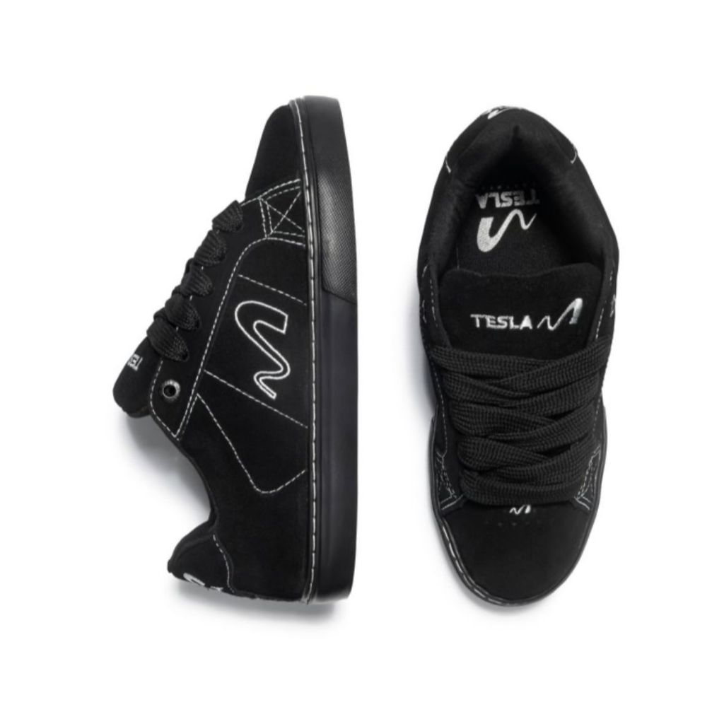 Tênis Tesla Hertz Masculino Street Skate Solado Resistente Casual Camurça Confortável