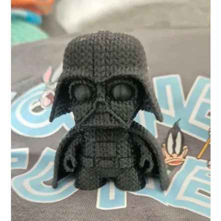 Action Figure Darth Vader Estilo Trico Funko Pop 3D Geek Decoração