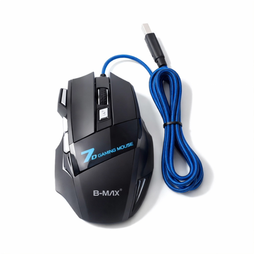 Mouse Gamer Laser X7 3200dpi Led Rgb Usb 7 Botões Profissional Original