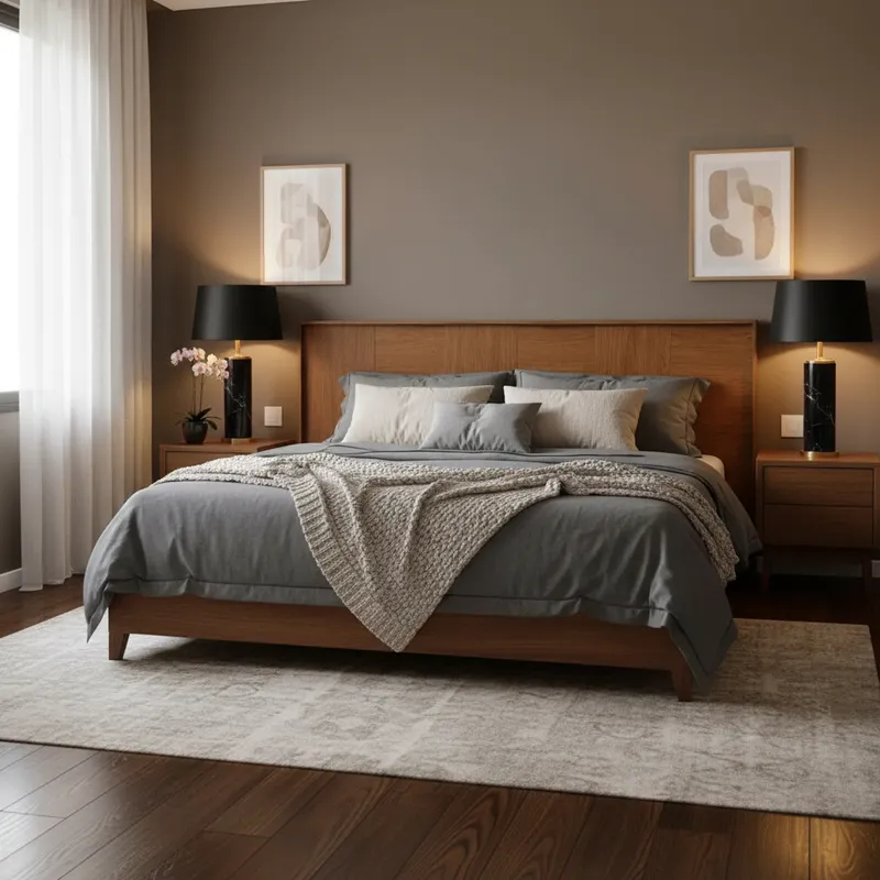 Cabeceira Vivenda quadra para Cama Box Quadra 223 cm em MDF king, Queen, Casal em Oferta na Shopee