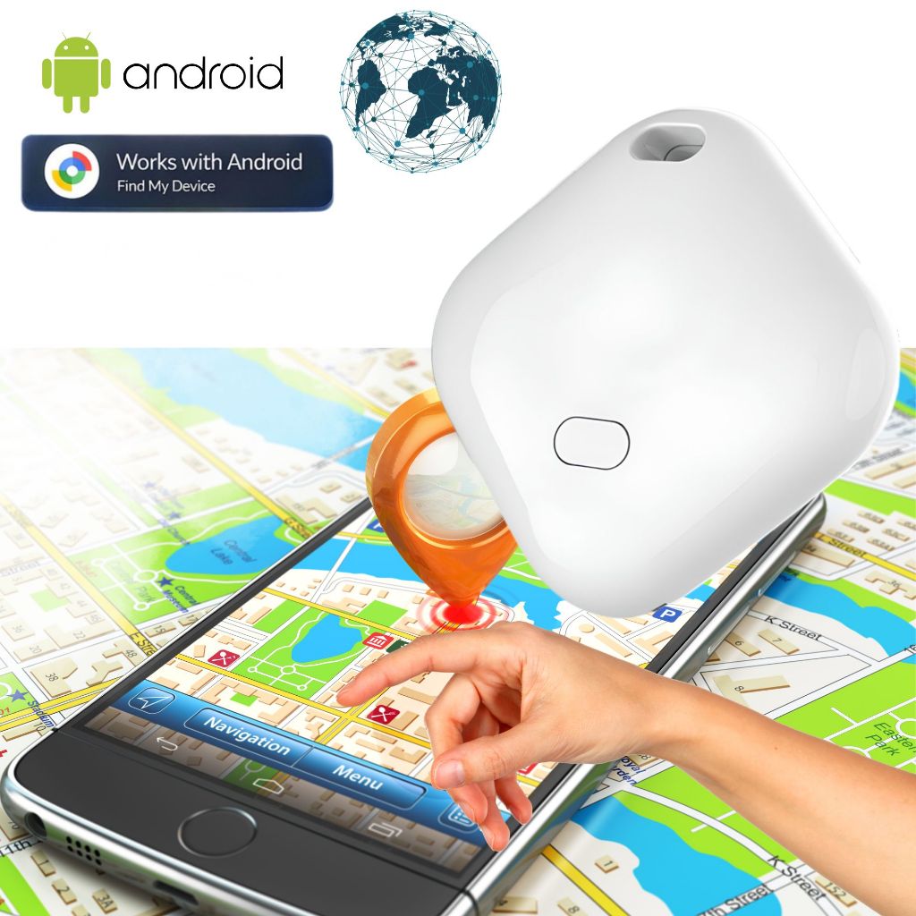 Smart Tag  Rastreador Android Gps para Carro Certificado Google App Oficial Global com Alta Precisão Anti Perda