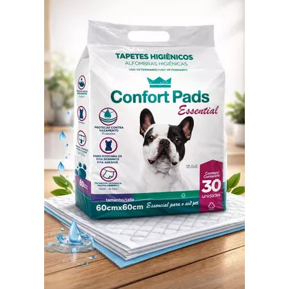 Tapete Higiênico Confort Pads 30 Unid 60cm X 60cm