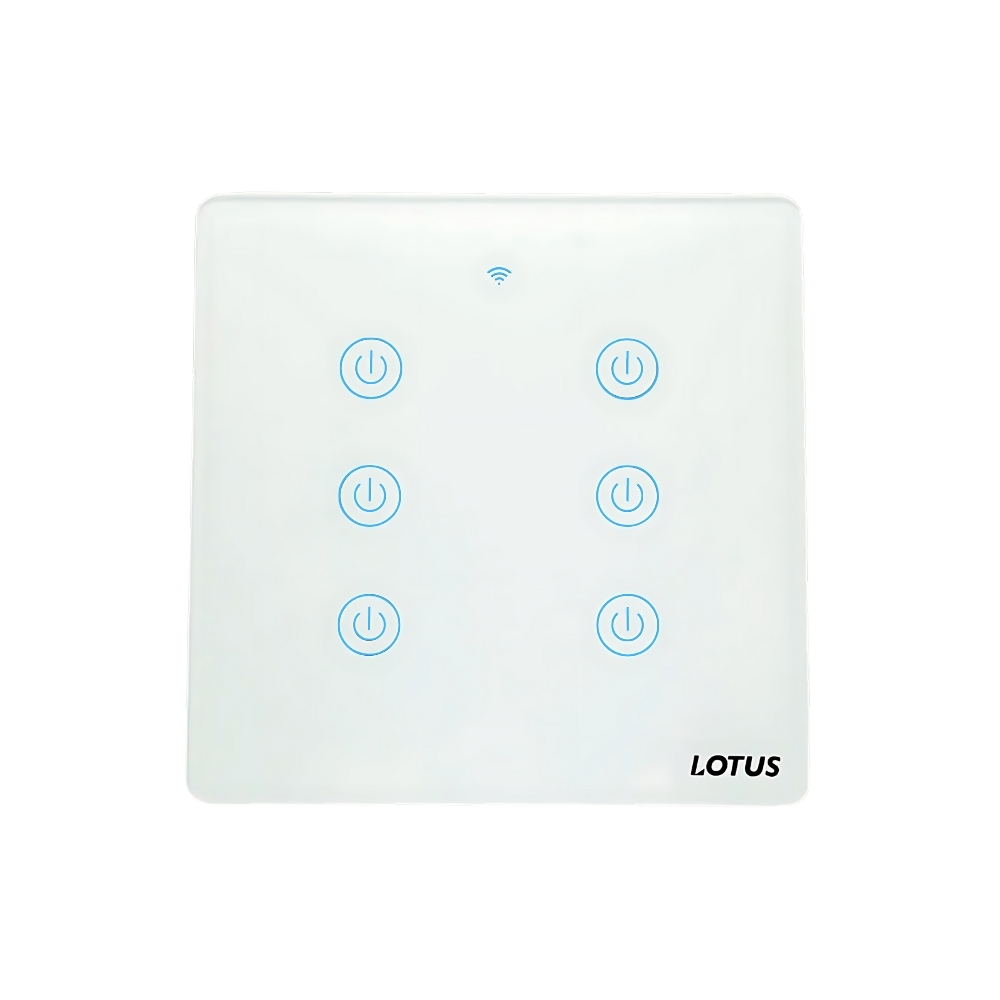 Interruptor Inteligente 6 Botões Wi-fi 4x4 Plus Lotus