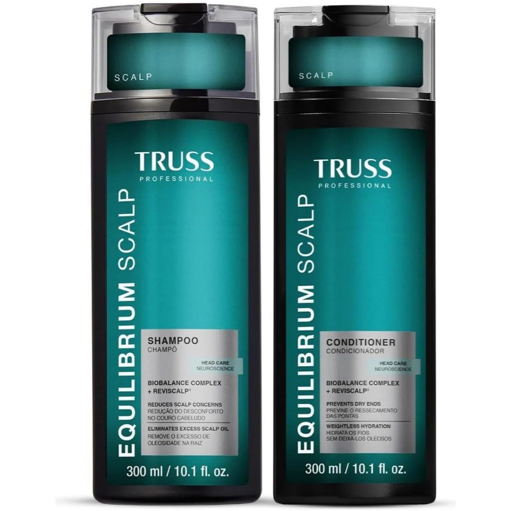 Kit Truss Equilibrium Scalp Shampoo e Condicionador 300ml (2 Produtos)