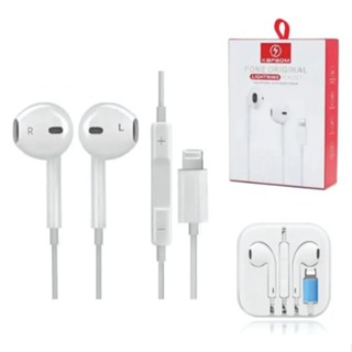 Fone De Ouvido Para Iphone Saída Lightning Ka-700-5g Kapbom Branco em Oferta na Shopee