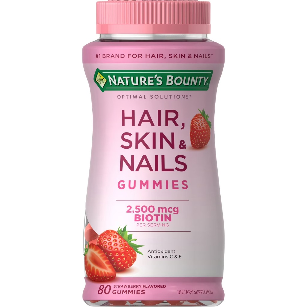 HAIR, SKIN & NAILS NATURE'S BOUNTY 80 GOMA