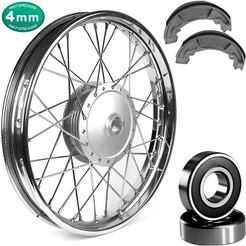 Roda Dianteira Ybr 125 2000 á 2008 Factor Alinhada Raio 4mm Tambor