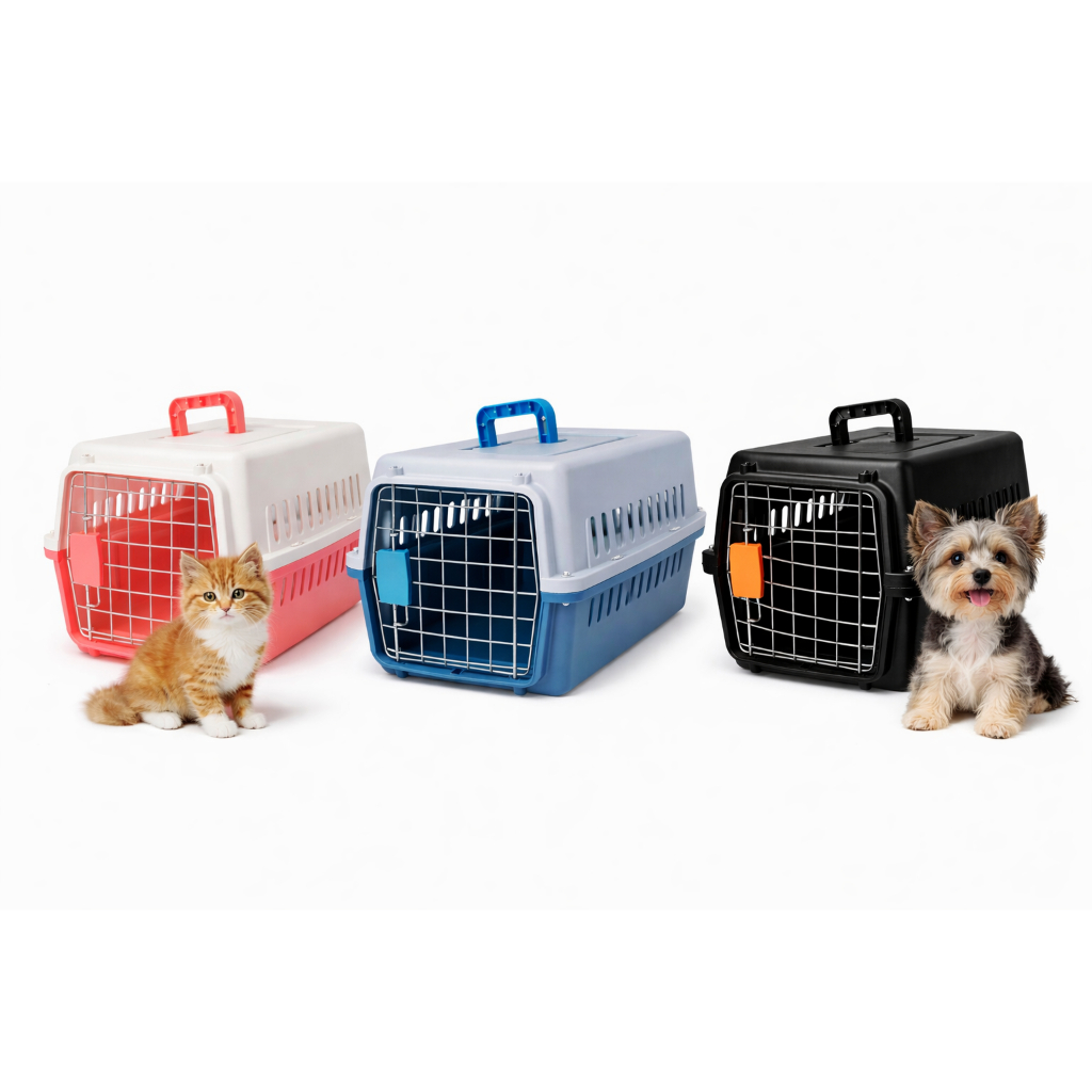 Caixa Transporte Viagem Pet Media Nº2 Pet Cachorro Gato Coelho Resistente em Oferta na Shopee
