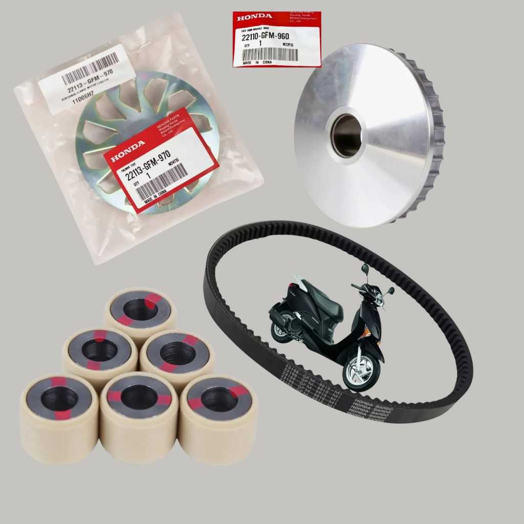Kit Cvt Honda Moto Lead 2010 A 2015 Original Honda