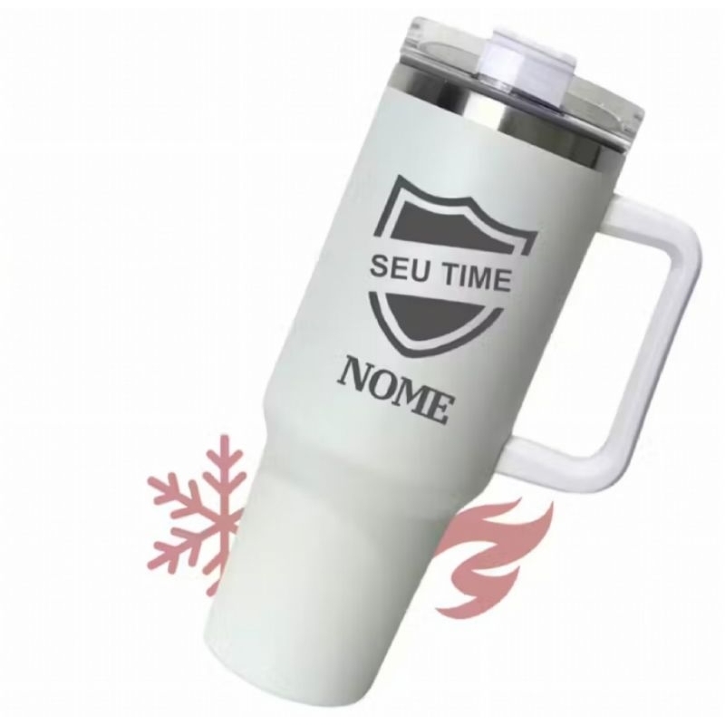 Copão Térmico com Alça 1200ml Personalizado a Laser do Seu Time