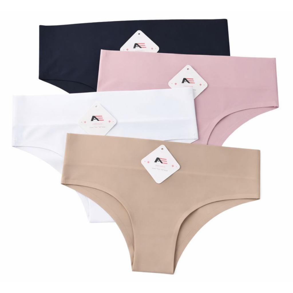 Calcinhas Cos Alto 5 Cm Sem Costura Corte Laser