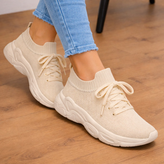 Tenis Feminino Confortável Dia a Dia Caminhada Academia Leve Casual em Oferta na Shopee