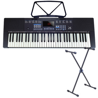 Kit Teclado Musical Estudante 5/8 Bravo Bp100 61 Teclas + Suporte