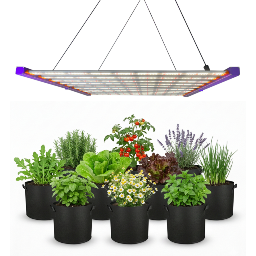 Quantum Barra LED 1000w Chips Samsung Lm301h 660nm Deep Red 3500k Iluminação Grow Cultivo Indoor