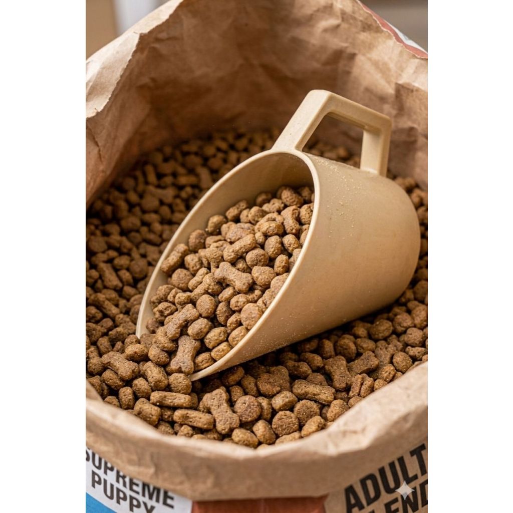Kit 5 Pás Colheres Pega Ração Multiuso Concha Gelo Cereais Dosadora Bege Gato Cachorro Colher Scoop Caixa Areia Fezes