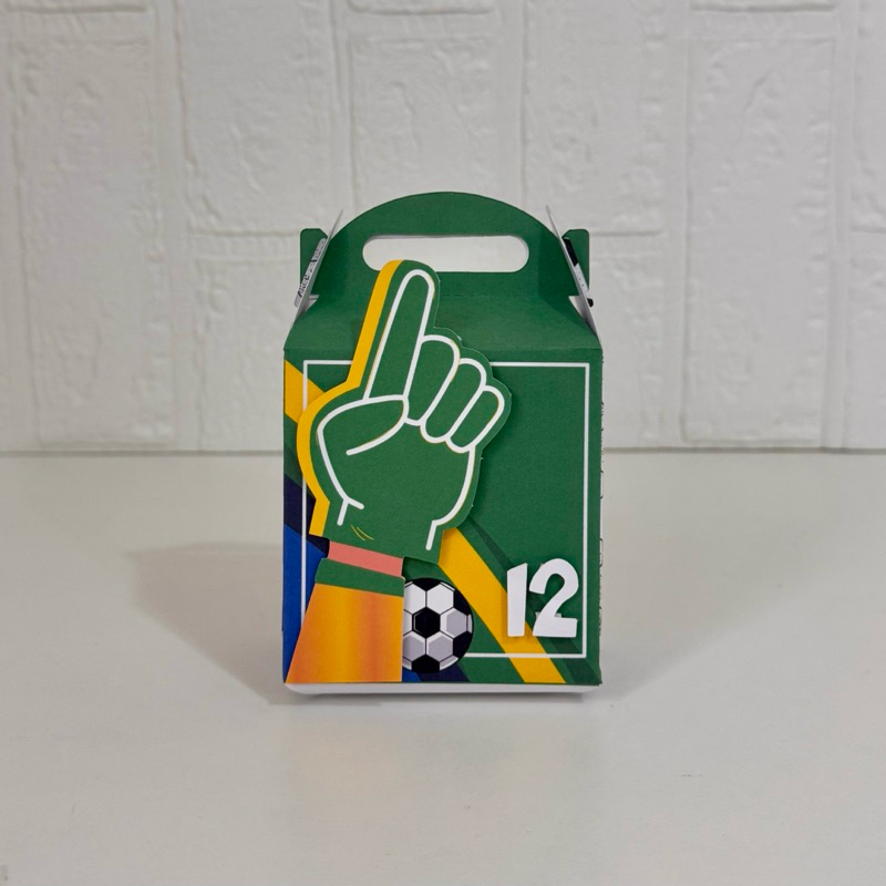 Caixa Maletinha Futebol Brasil Personalizada Lembrancinha Festa Infantil Tema Futebol Decoração Aniversário