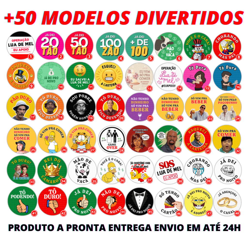 Kit 120 Adesivos Divertidos para Casamento Gravata Noivo Lua De Mel 4x4cm