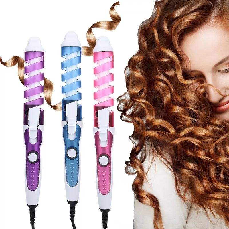 Babyliss Modelador de Cachos Cabo Giratório Com Guia de Mecha Protetor Em Espiral 110V/220V Bivolt