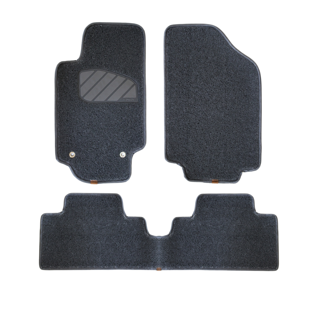 Tapete Fiat Argo 2017–2026 Capacho Grosso 12mm Antiderrapante cor Grafite 3 pçs