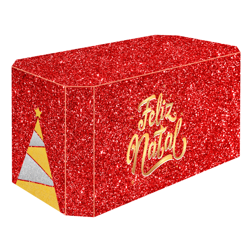 Capa De Mesas Tecidos Helanca Premium Estampados Sublimado Decoração Feliz Natal Natalino Rena Trenó