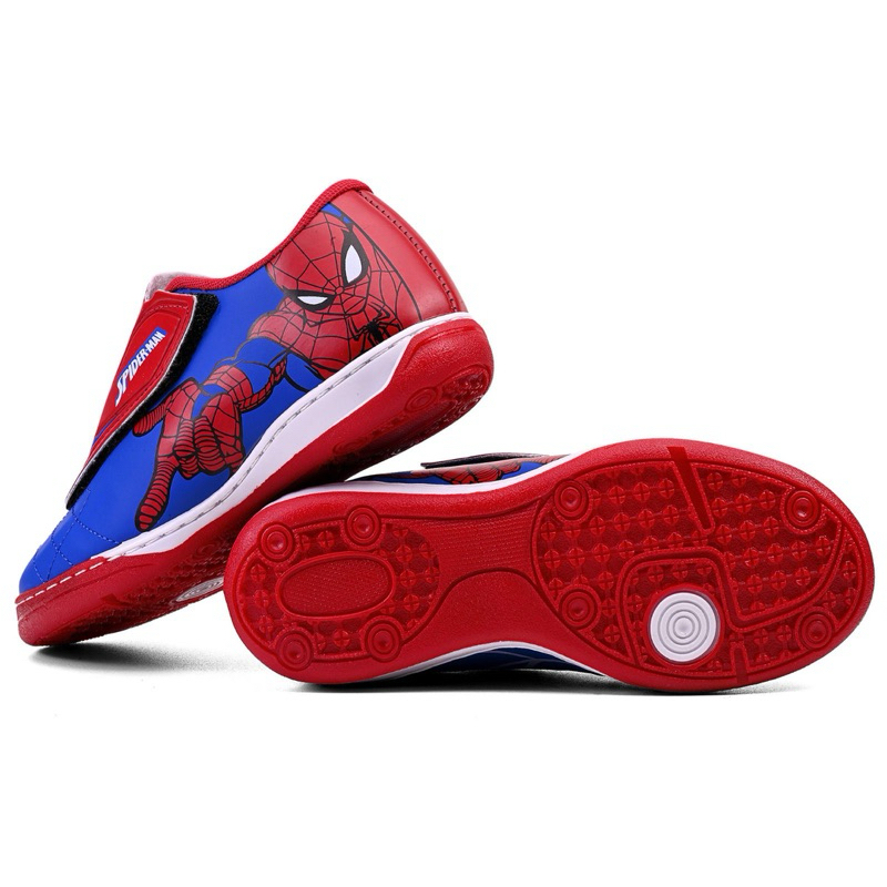 CHUTEIRA INFANTIL FUTSAL HOMEM ARANHA E CAPITAO AMERICA em Oferta na Shopee