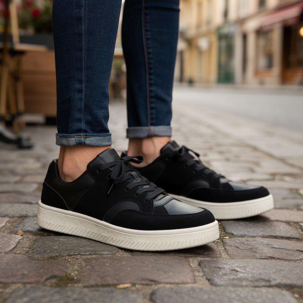 Kit 2 Pares Tênis Feminino Casual Estiloso Sneaker Minimalista Promoção Lançamento  Envio Imediato